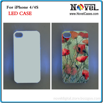 LED Sublimation Phone Case for iPhone4/4s
